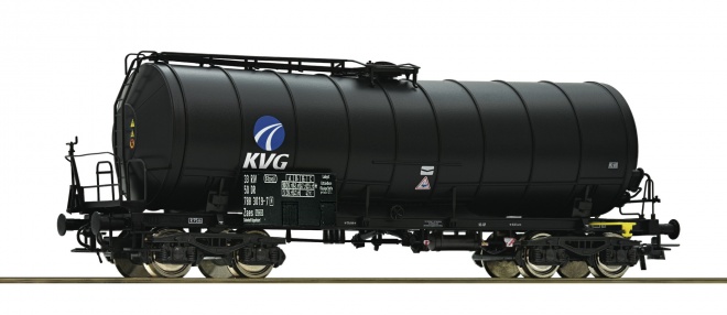 Slurry tank car KVG<br /><a href='images/pictures/Roco/Roco-76540.jpg' target='_blank'>Full size image</a>